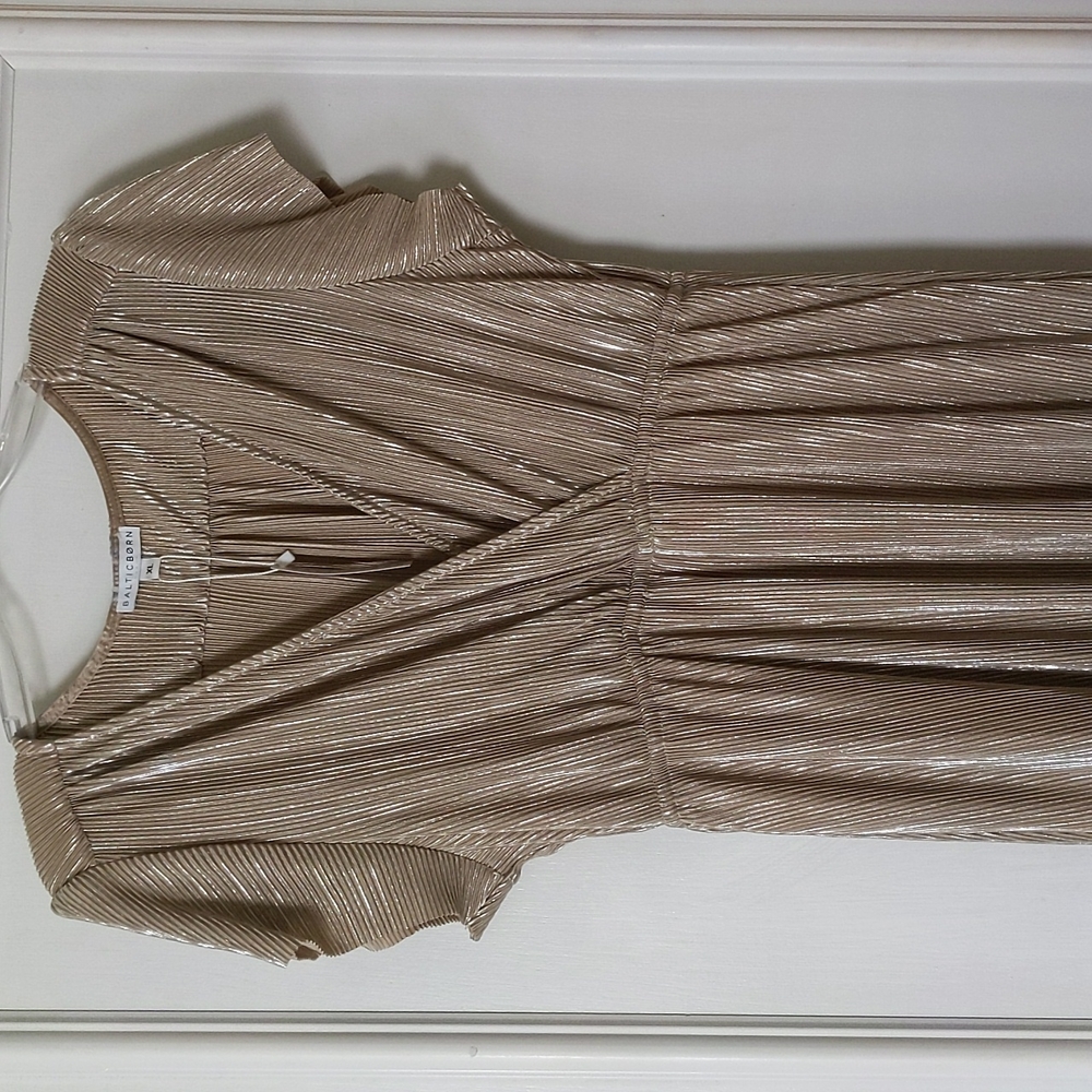 Athena Pleated Maxi Dress